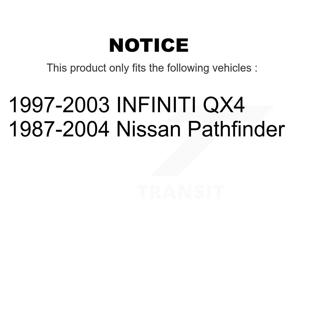 Rear Suspension Stabilizer Bar Link Pair For Nissan Pathfinder INFINITI QX4 KTR-101011 - Image 2