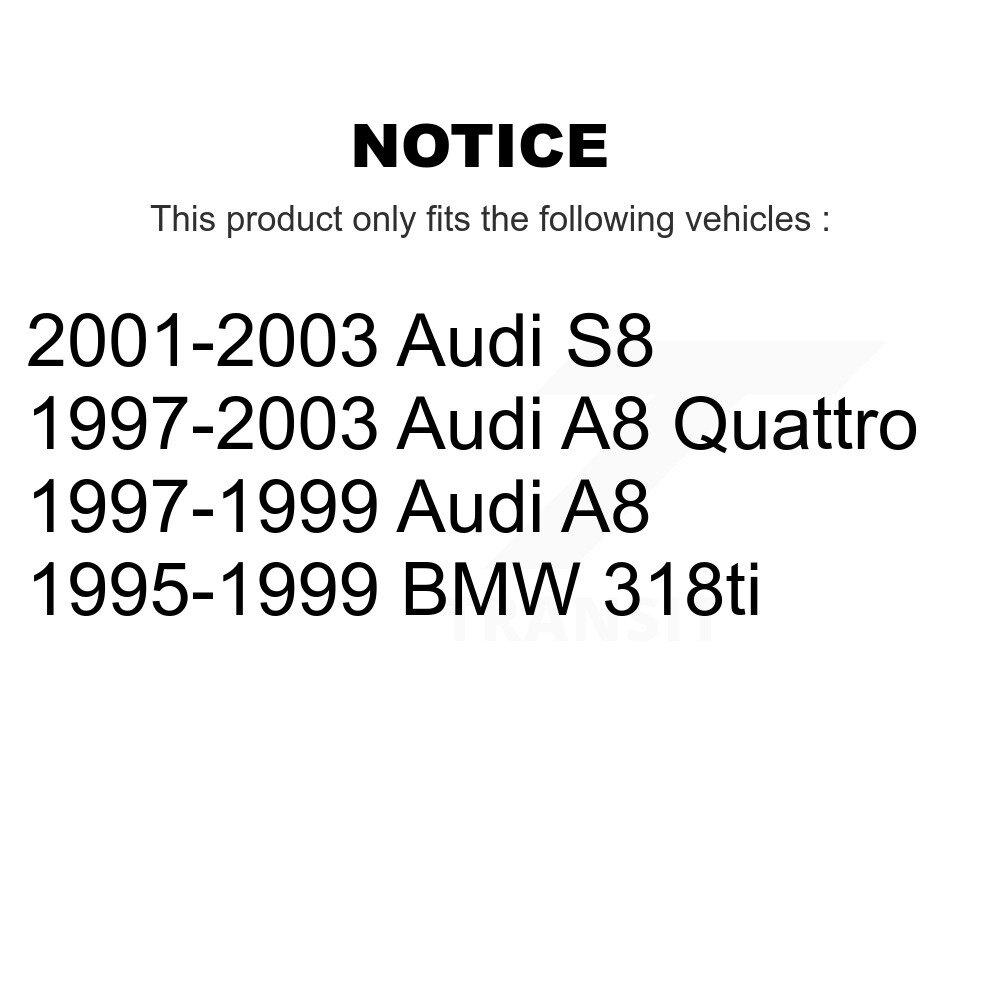 Rear Suspension Stabilizer Bar Link Pair For BMW 318ti Audi A8 Quattro S8 KTR-101024 - Image 2