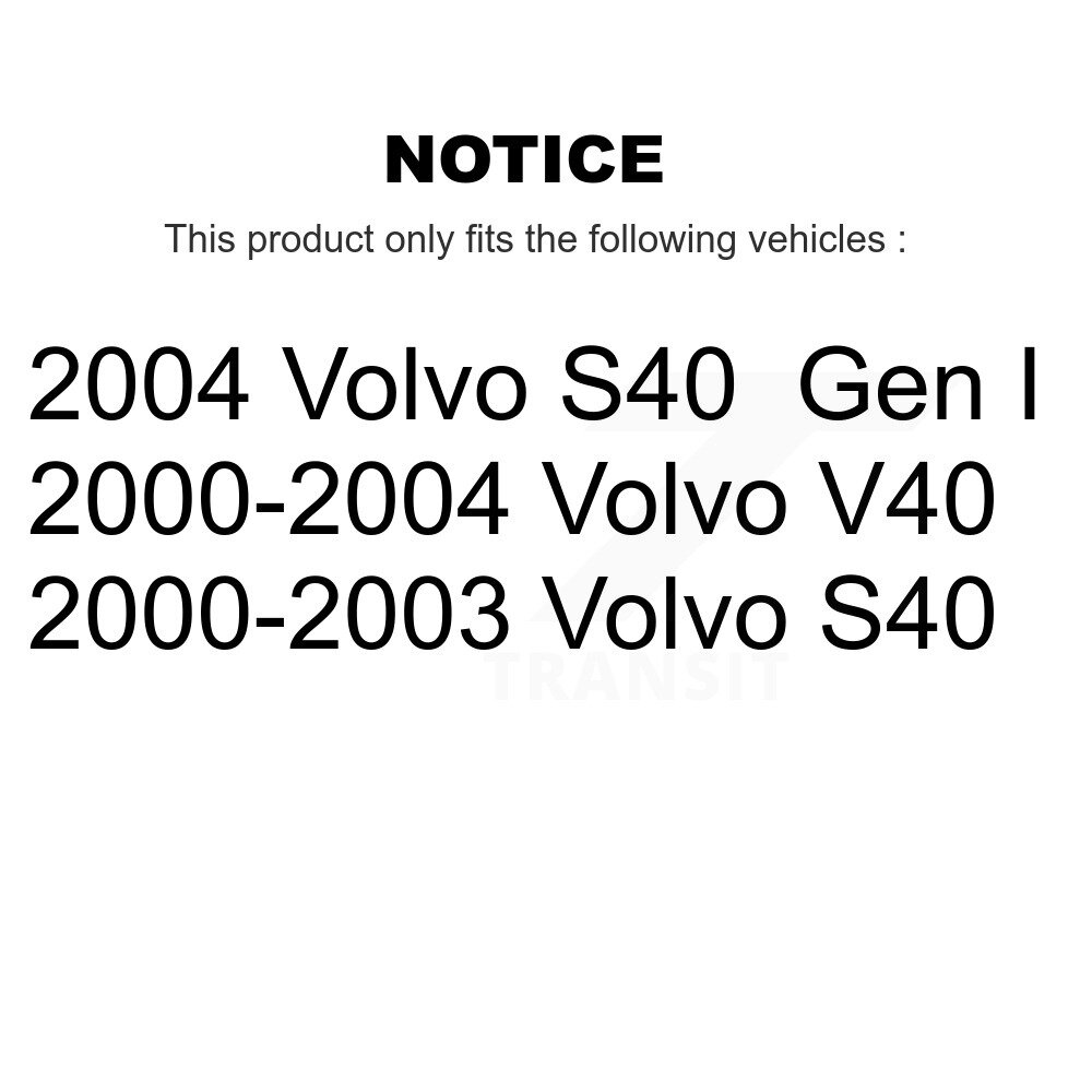 Rear Suspension Stabilizer Bar Link Pair For Volvo S40 V40 KTR-101055 - Image 2