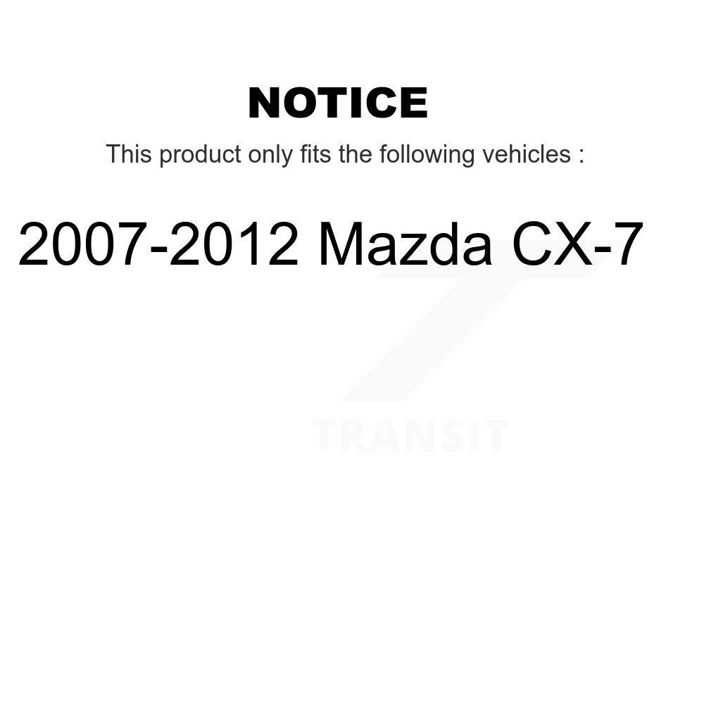 Rear Suspension Stabilizer Bar Link Kit For 2007-2012 Mazda CX-7 KTR-101084 - Image 2