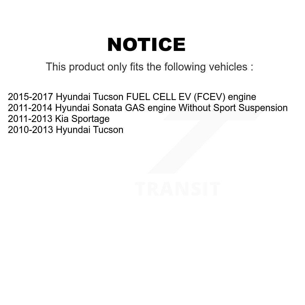 Front Lower Suspension Ball Joints Pair For Hyundai Tucson Sonata Kia Sportage KTR-101167 - Image 2