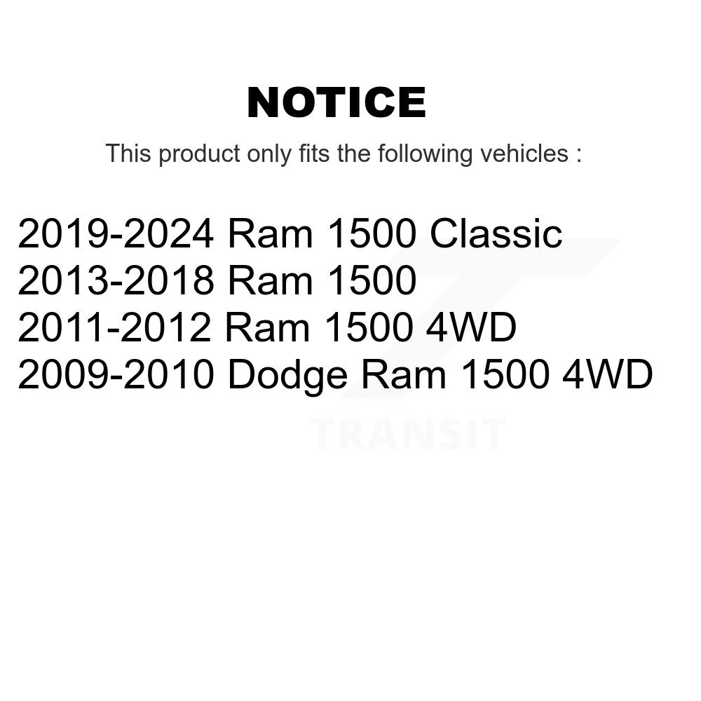 Front Lower Suspension Ball Joints Pair For Ram 1500 Classic Dodge KTR-101174 - Image 2