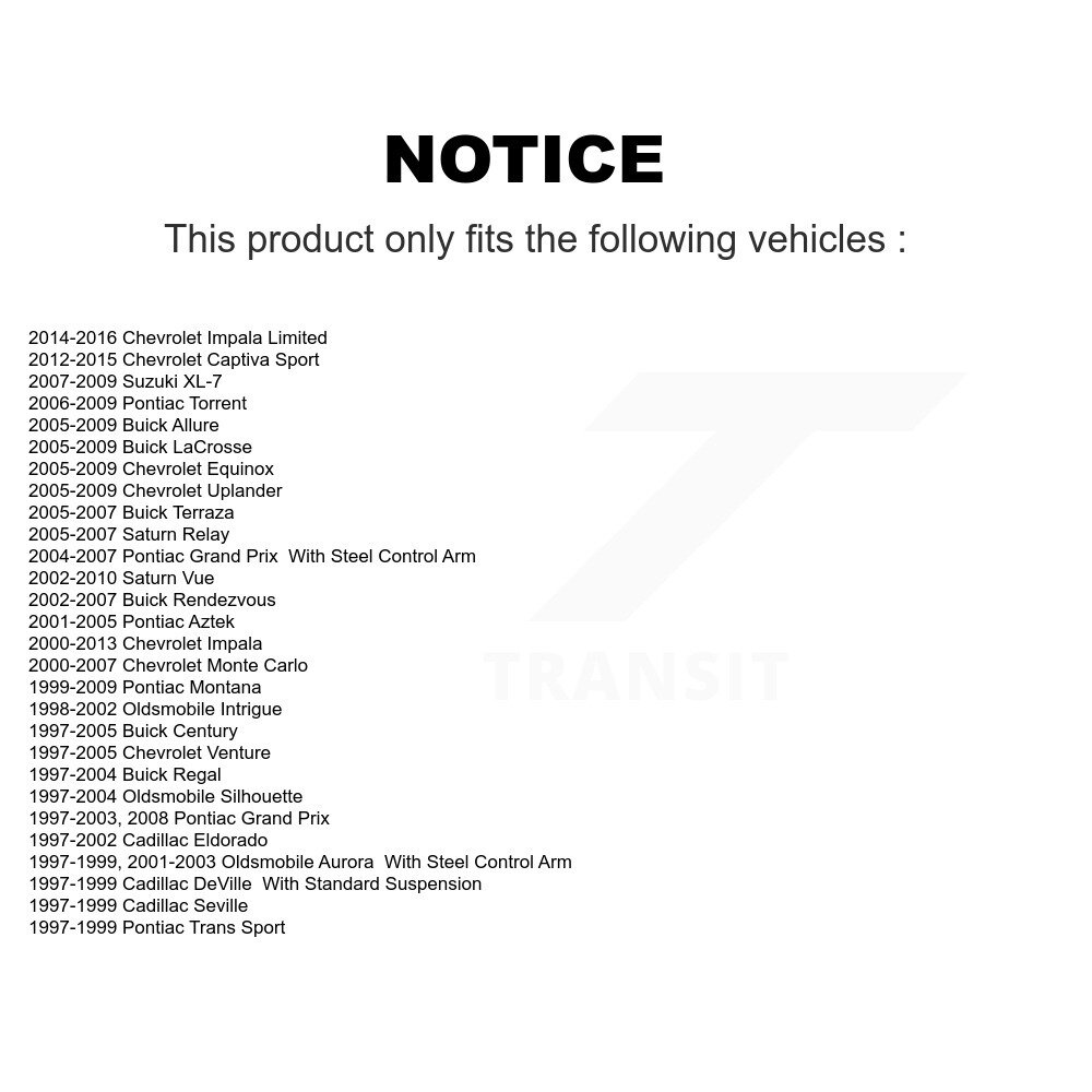 Front Lower Ball Joint Pair For Chevrolet Pontiac Impala Buick Montana Equinox Prix KTR-101186 - Image 2