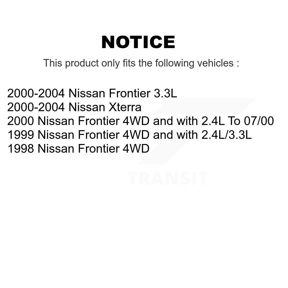 Front Lower Suspension Ball Joints Pair For Nissan Xterra Frontier KTR-101229 - Image 2