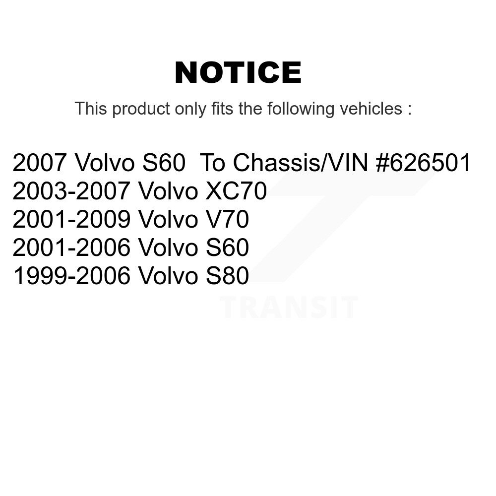 Front Lower Suspension Ball Joints Pair For Volvo S60 XC70 V70 S80 KTR-101238 - Image 2