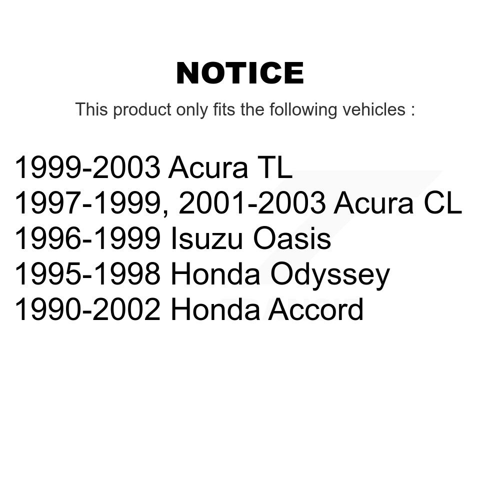 Front Lower Ball Joints Pair For Honda Accord Acura TL CL Odyssey Isuzu Oasis KTR-101268 - Image 2