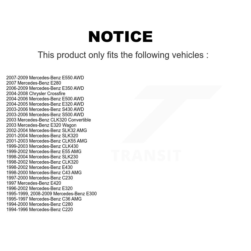 Front Lower Ball Joints Pair For Mercedes-Benz E320 Chrysler Crossfire E350 SLK230 KTR-101272 - Image 2