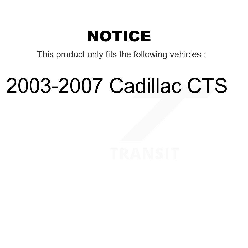 Front Upper Suspension Ball Joints Pair For 2003-2007 Cadillac CTS KTR-101307 - Image 2