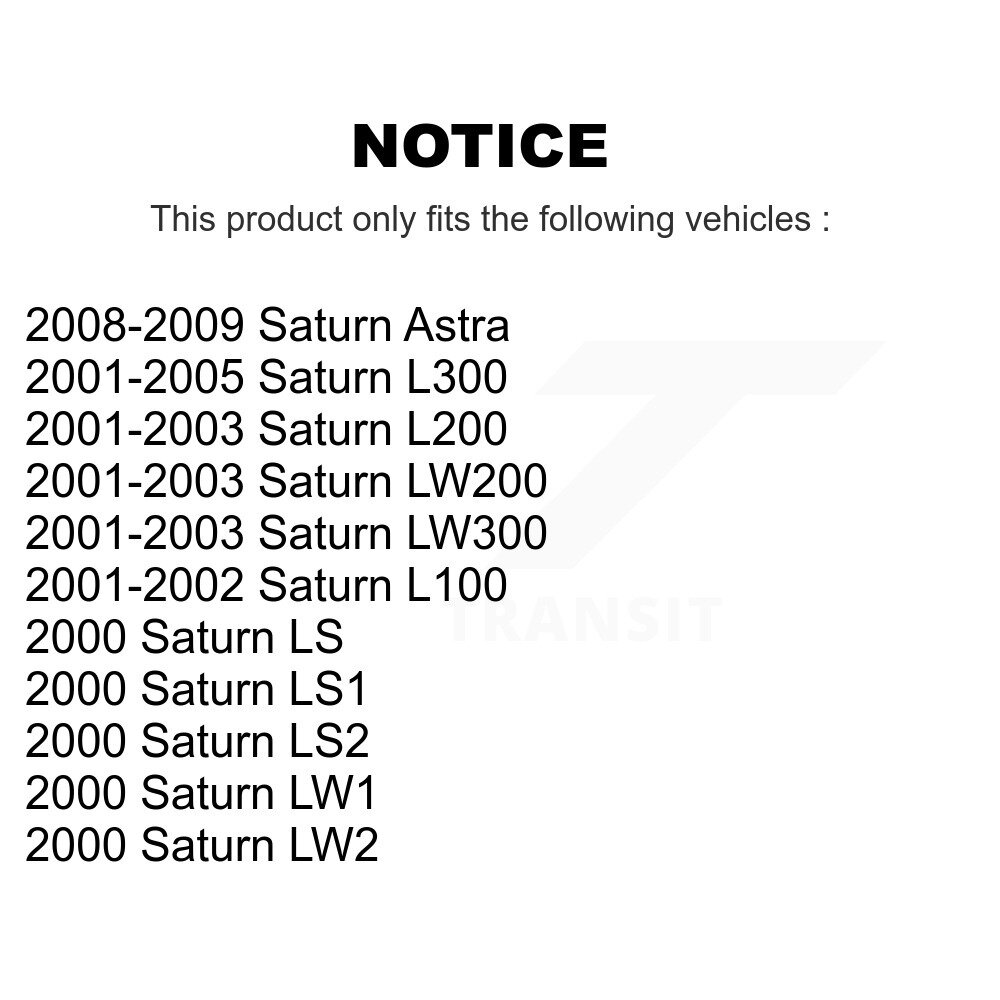 Front Lower Suspension Control Arm & Ball Joint Kit For Saturn Astra L200 L300 L100 LW200 KTR-101363 - Image 2
