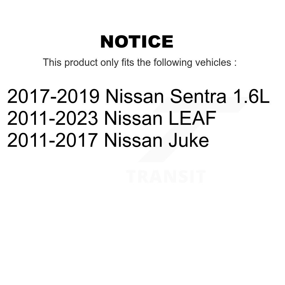 Front Lower Suspension Control Arm & Ball Joint Assembly Kit For Nissan Sentra LEAF Juke KTR-101428 - Image 2