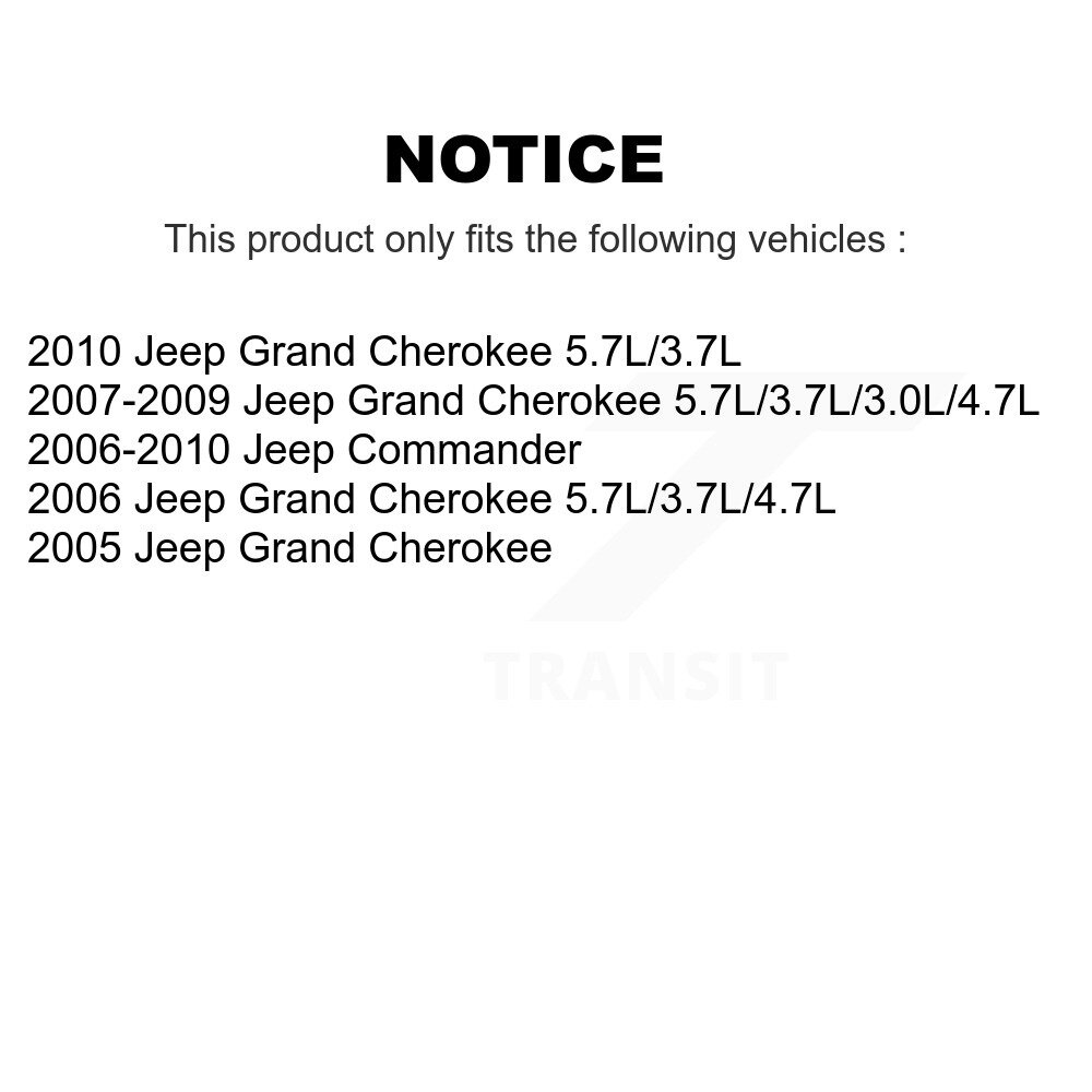 Front Lower Suspension Control Arm And Ball Joint Kit For Jeep Grand Cherokee Commander KTR-101438 - Image 2