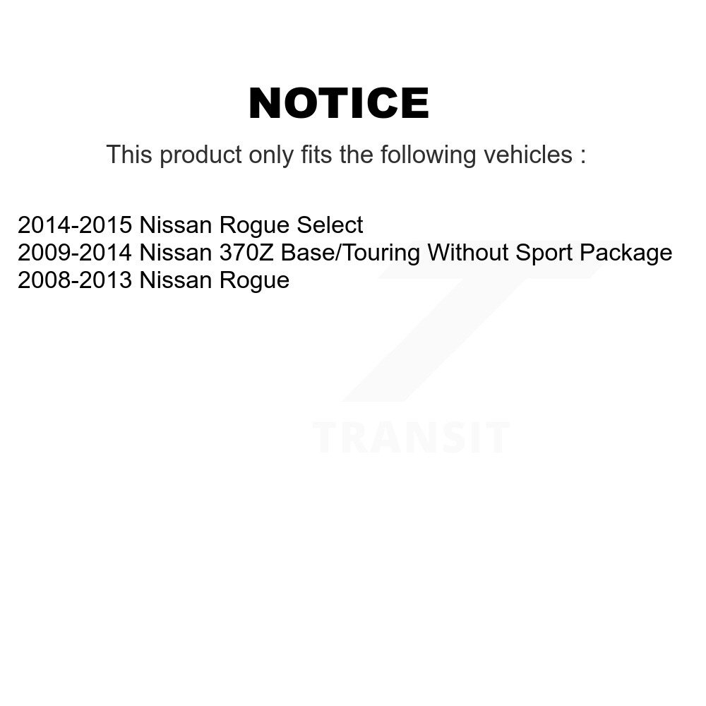Front Lower Suspension Control Arm & Ball Joint Assembly Kit For Nissan Rogue 370Z Select KTR-101439 - Image 2
