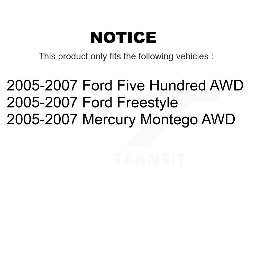 Front Lower Suspension Control Arm Ball Joint Kit For Ford Five Hundred Freestyle Mercury KTR-101444 - Image 2
