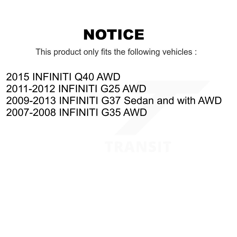 Front Lower Suspension Control Arm & Ball Joint Assembly Kit For INFINITI G37 G35 G25 Q40 KTR-101469 - Image 2