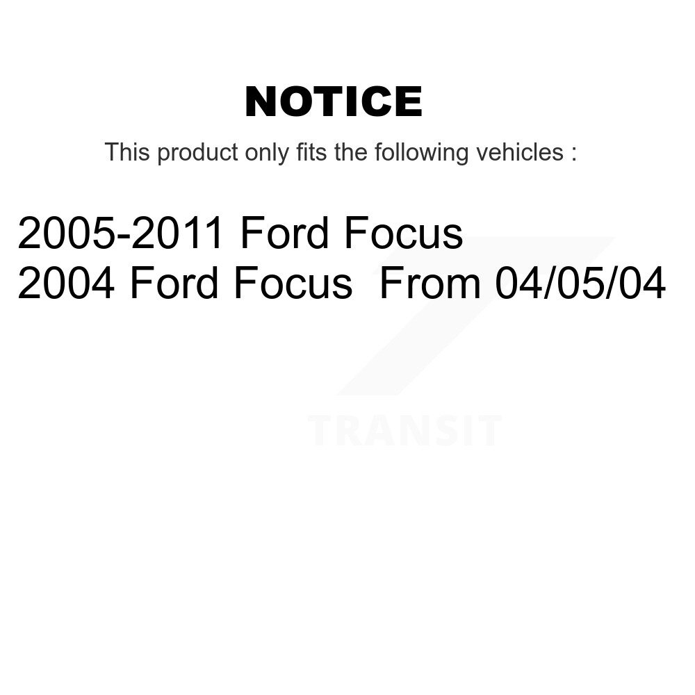Front Lower Suspension Control Arm And Ball Joint Assembly Kit For Ford Focus KTR-101488 - Image 2