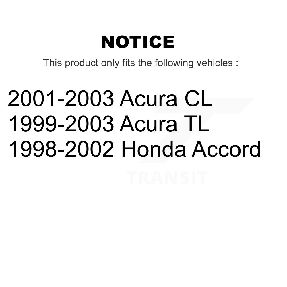 Front Upper Suspension Control Arm & Ball Joint Assembly Kit For Honda Accord Acura TL CL KTR-101503 - Image 2