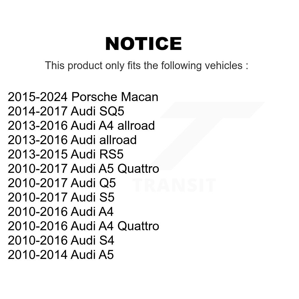 Front Lower Rearward Suspension Control Arm & Ball Joint Kit For Audi Q5 Porsche Macan A4 KTR-101566 - Image 2
