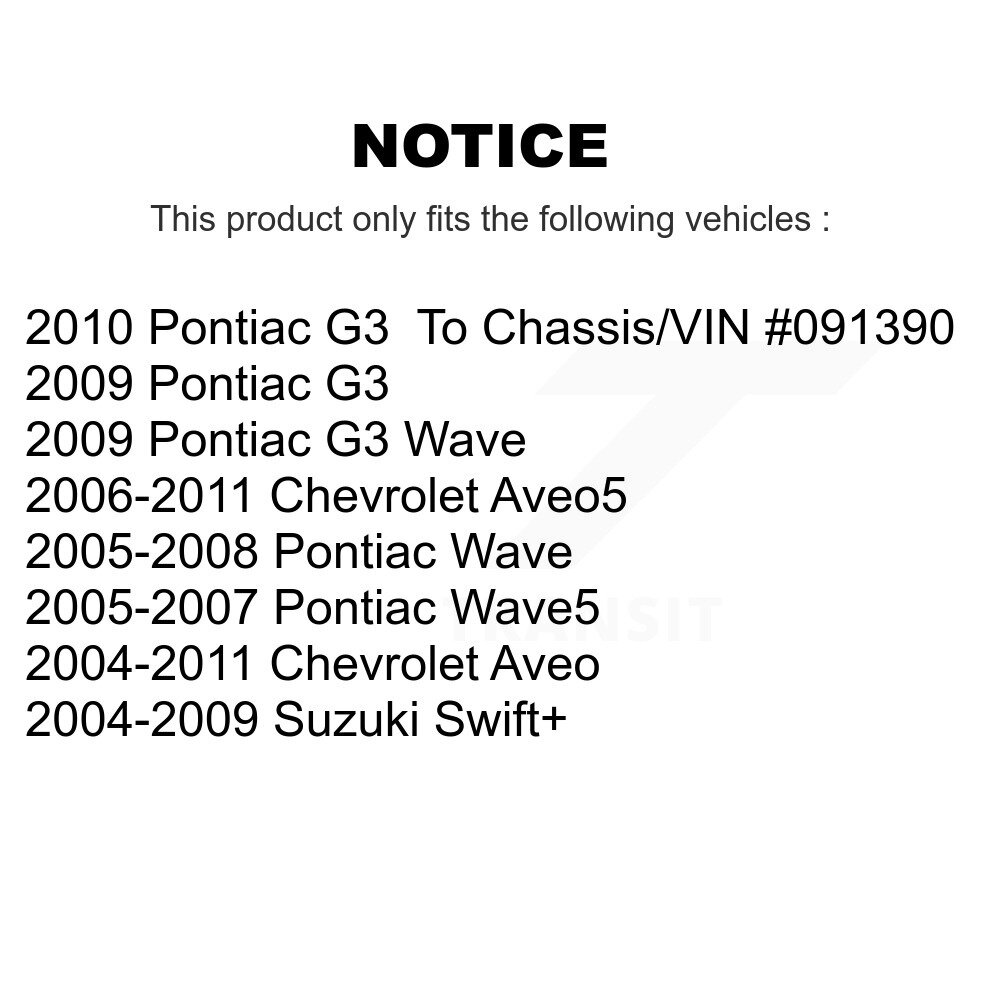 Front Suspension Control Arm Ball Joint Link Kit For Chevrolet Aveo Pontiac Aveo5 Wave G3 KTR-101625 - Image 2