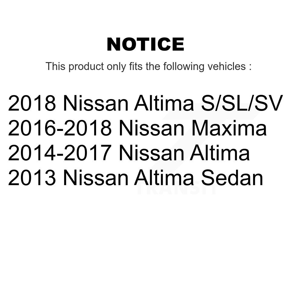 Rear Suspension Stabilizer Bar Link Kit For Nissan Altima Maxima KTR-101651 - Image 2