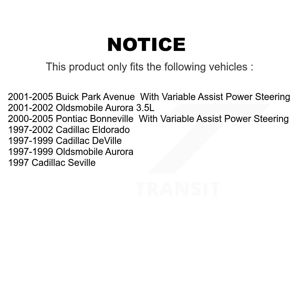 Front Tie Rod End Kit For Cadillac DeVille Pontiac Bonneville Oldsmobile Aurora Buick KTR-101862 - Image 2