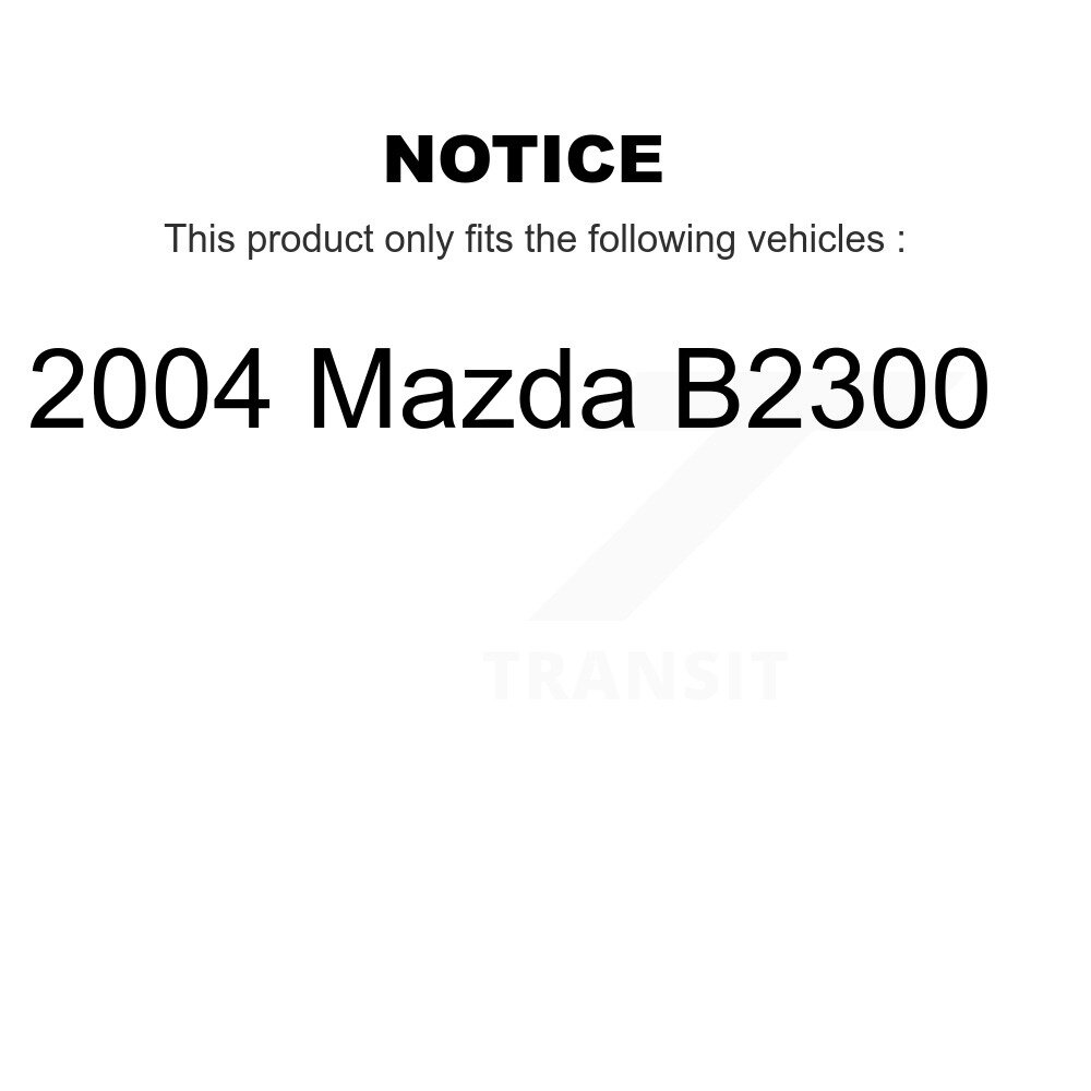 Front Steering Tie Rod End Kit For 2004 Mazda B2300 KTR-101874 - Image 2