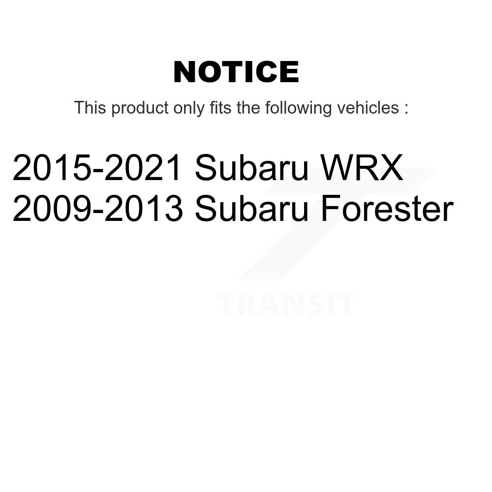 Front Steering Tie Rod End Kit For Subaru Forester WRX KTR-101928 - Image 2