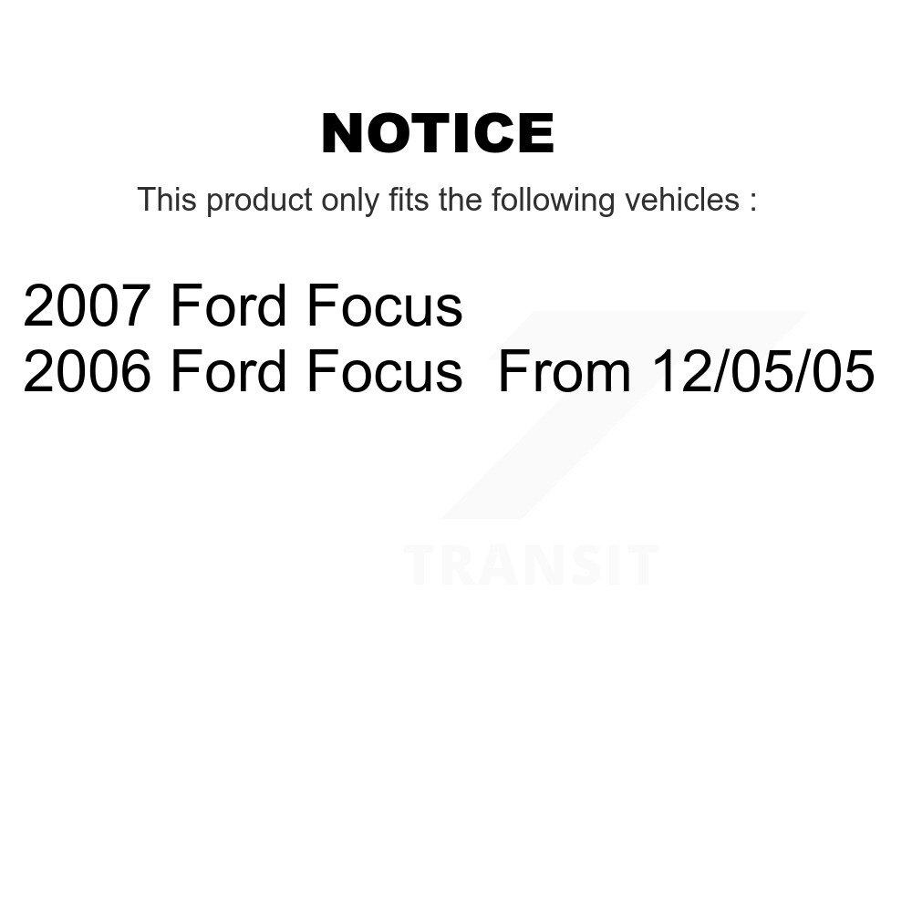 Front Steering Tie Rod End Kit For Ford Focus KTR-101975 - Image 2