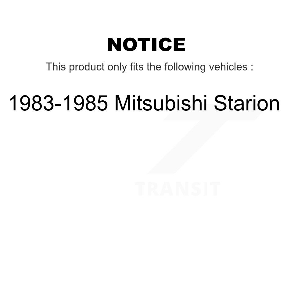 Front Rear Suspension Stabilizer Bar Link Kit For 1983-1985 Mitsubishi Starion KTR-101990 - Image 2