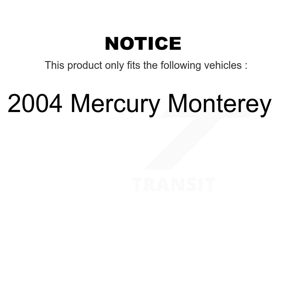 Front Rear Suspension Stabilizer Bar Link Kit For 2004 Mercury Monterey KTR-101992 - Image 2