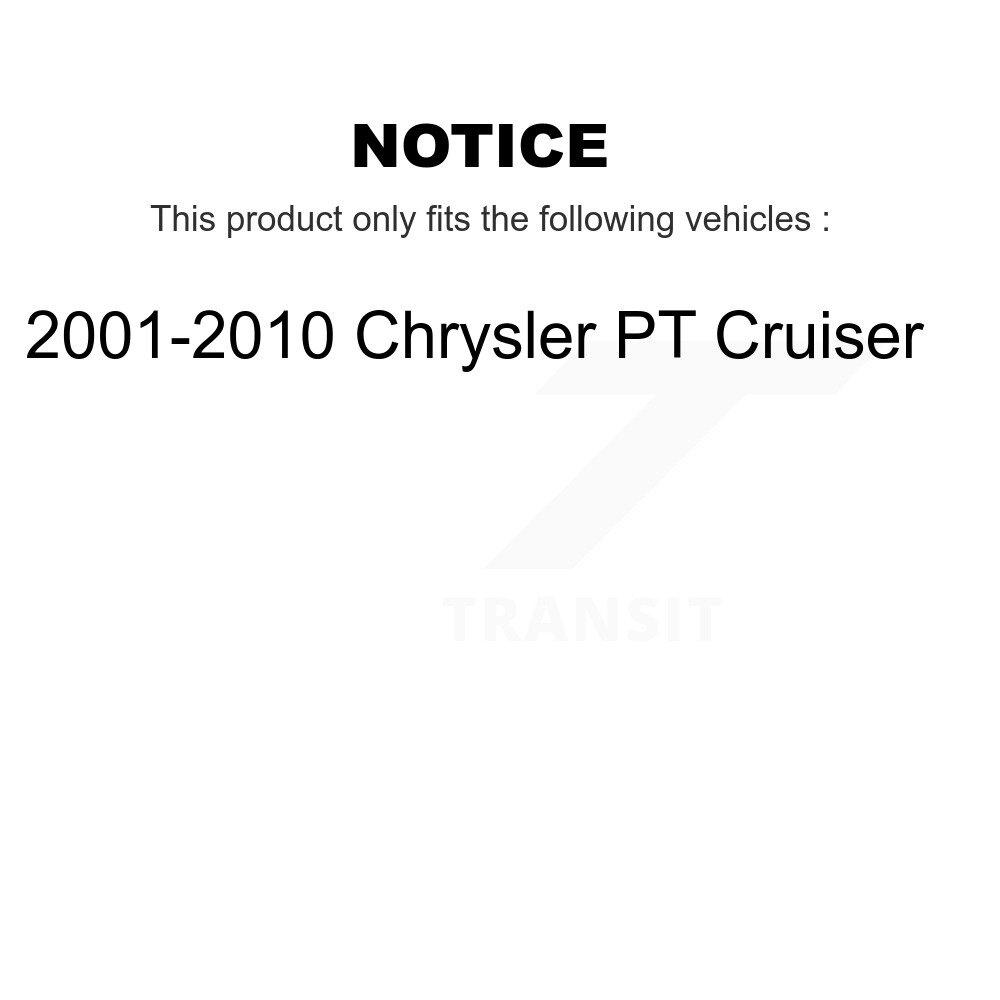 Front Rear Suspension Stabilizer Bar Link Kit For 2001-2010 Chrysler PT Cruiser KTR-102000 - Image 2