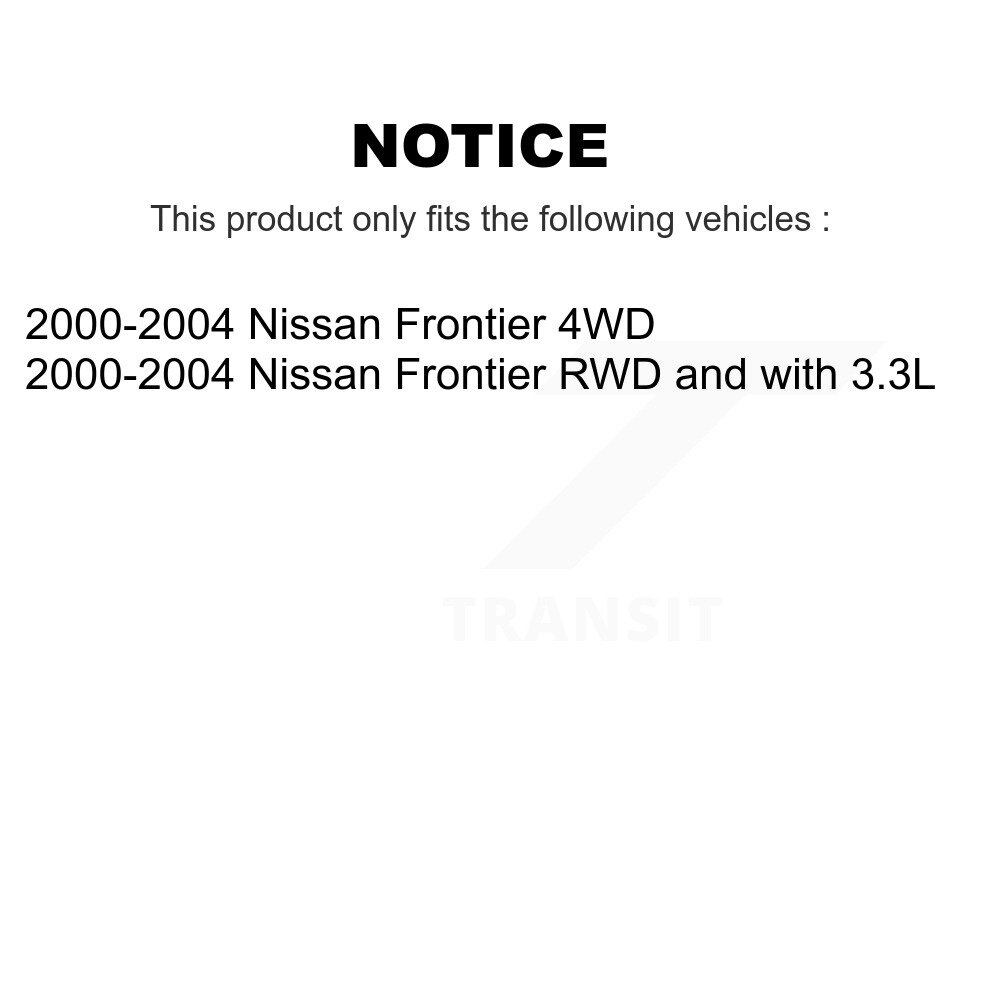 Front Rear Suspension Stabilizer Bar Link Kit For Nissan Frontier KTR-102002 - Image 2