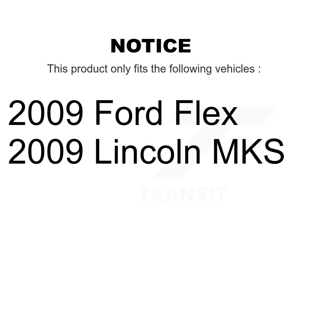 Front Rear Suspension Stabilizer Bar Link Kit For 2009 Ford Flex Lincoln MKS KTR-102170 - Image 2