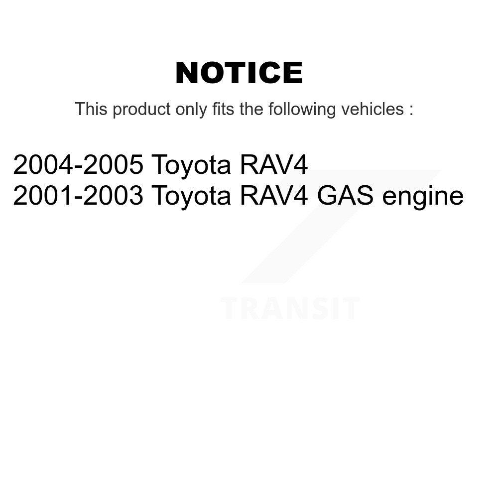 Front Rear Suspension Stabilizer Bar Link Kit For Toyota RAV4 KTR-102212 - Image 2
