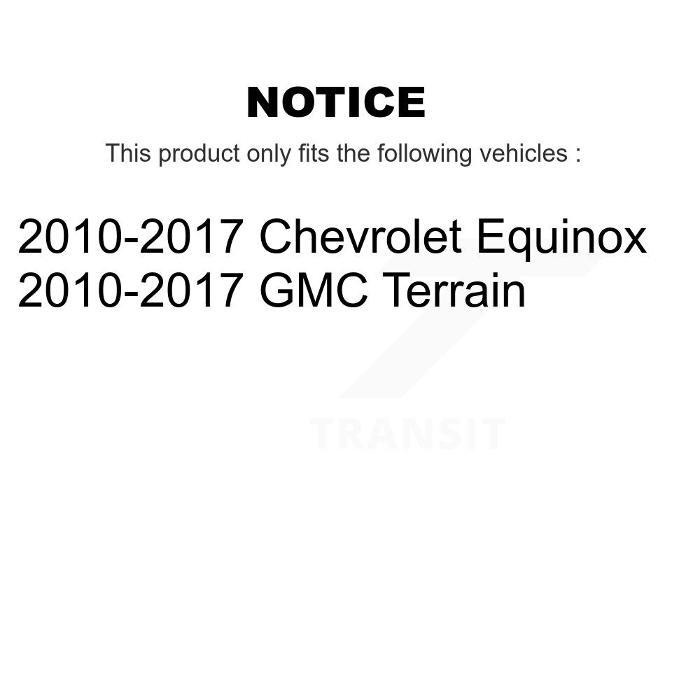 Front Suspension Ball Joint & Tie Rod End Kit For 2010-2017 Chevrolet Equinox GMC Terrain KTR-102326 - Image 2
