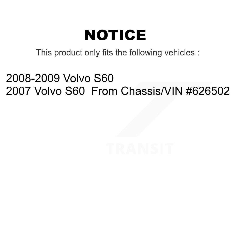 Front Suspension Ball Joint And Tie Rod End Kit For Volvo S60 KTR-102468 - Image 2