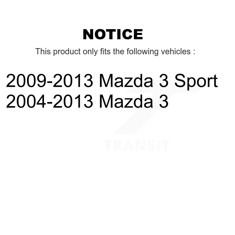 Front Suspension Ball Joint And Tie Rod End Kit For Mazda 3 Sport KTR-102470 - Image 2