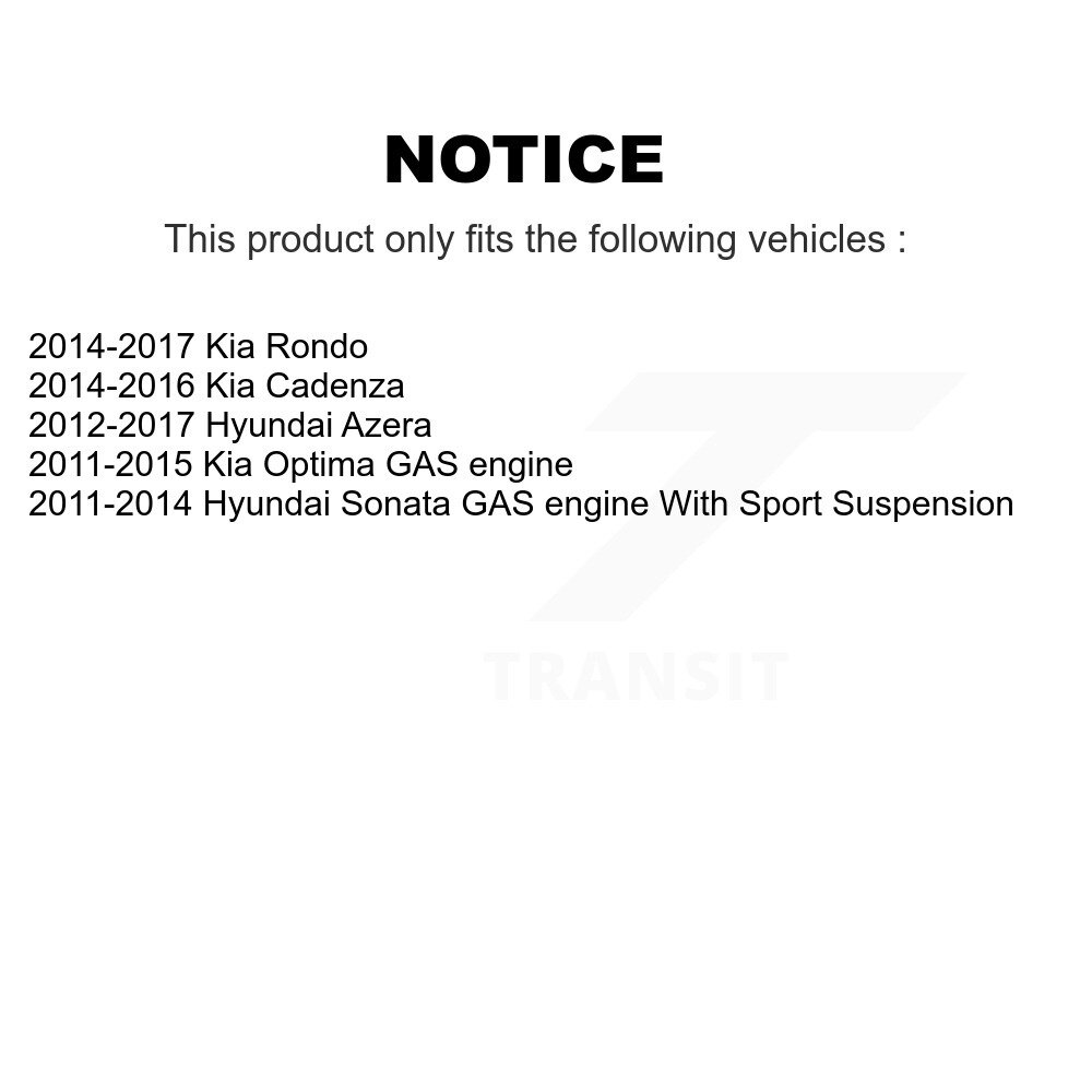 Front Ball Joint And Tie Rod End Kit For Hyundai Sonata Kia Optima Rondo Cadenza Azera KTR-102474 - Image 2
