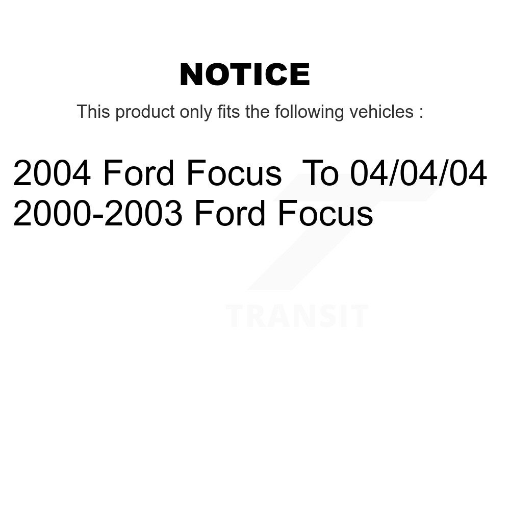 Front Suspension Ball Joint And Tie Rod End Kit For Ford Focus KTR-102505 - Image 2