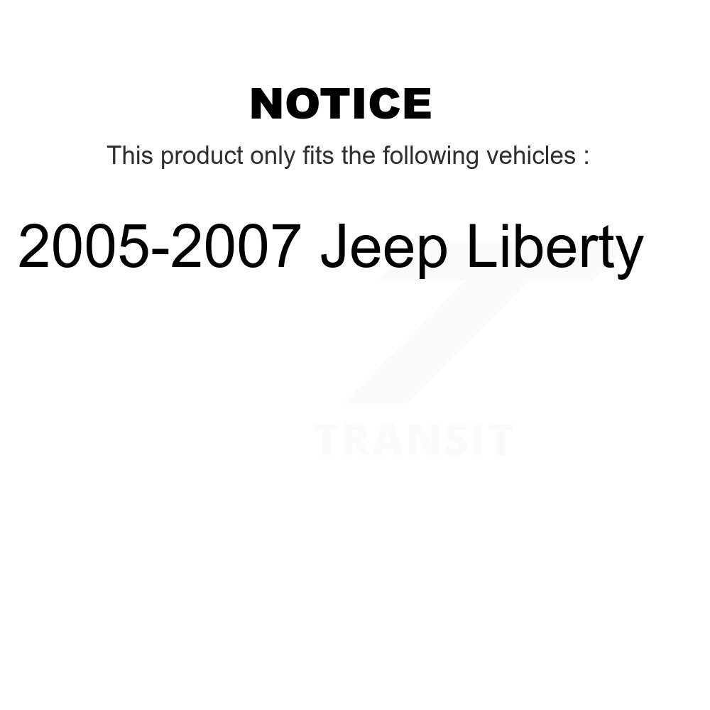 Front Suspension Ball Joint And Tie Rod End Kit For 2005-2007 Jeep Liberty KTR-102524 - Image 2