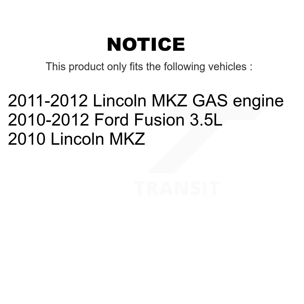 Front Suspension Control Arm Assembly And Tie Rod End Kit For Ford Fusion Lincoln MKZ KTR-102606 - Image 2