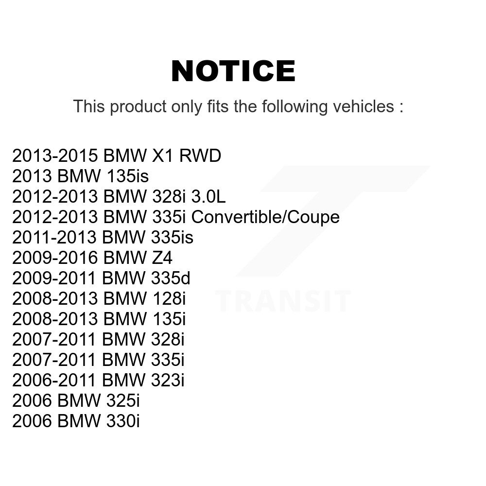 Front Suspension Control Arm Assembly Tie Rod End Kit For BMW 323i 328i X1 335i 128i 135i KTR-102610 - Image 2