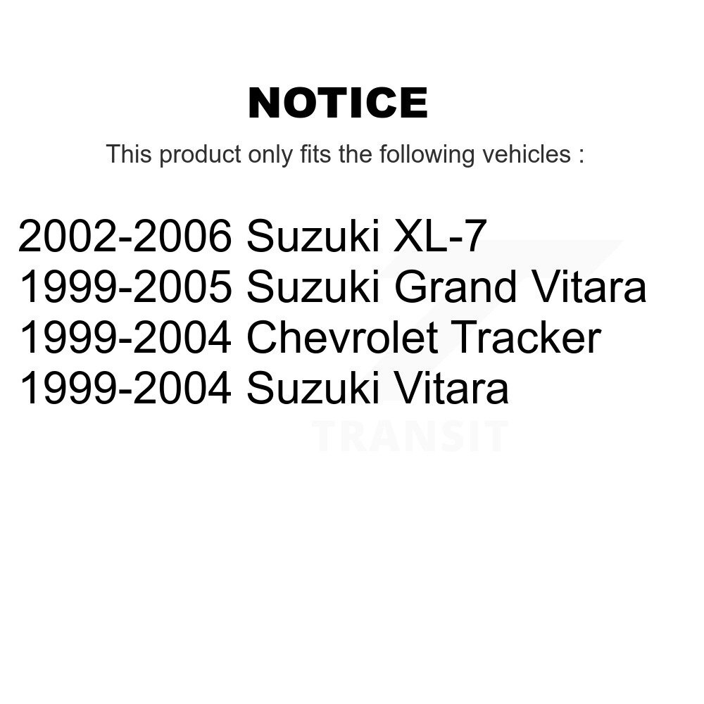 Front Suspension Control Arm Assembly Tie Rod End Kit For Chevrolet Tracker Suzuki Grand KTR-102637 - Image 2