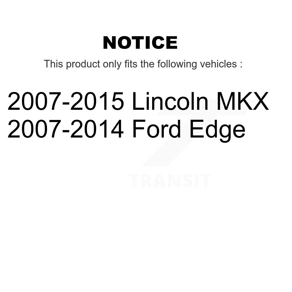 Front Suspension Control Arm Assembly And Tie Rod End Kit For Ford Edge Lincoln MKX KTR-102647 - Image 2