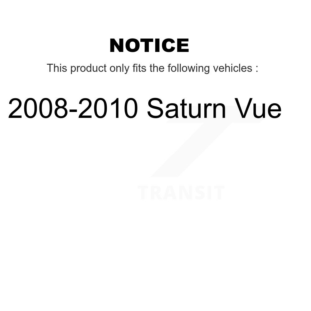 Front Suspension Control Arm Assembly And Tie Rod End Kit For 2008-2010 Saturn Vue KTR-102772 - Image 2