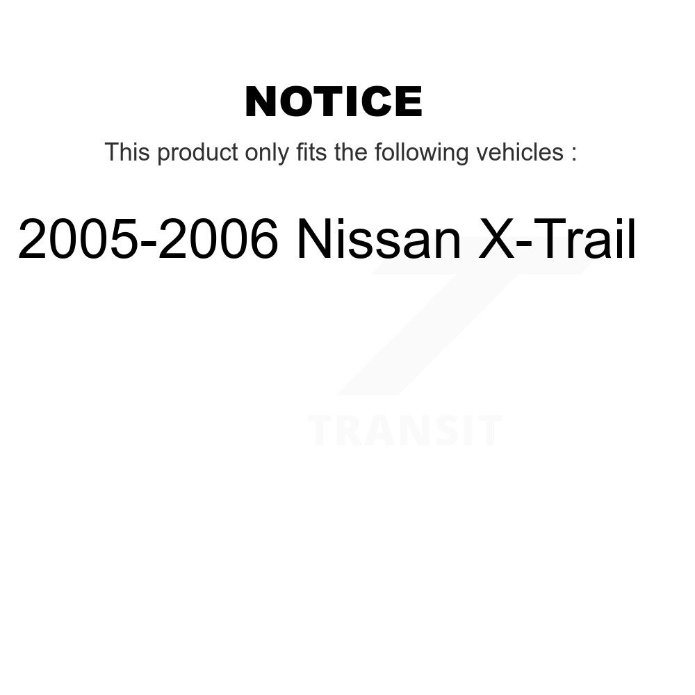 Front Suspension Control Arm Assembly And Tie Rod End Kit For 2005-2006 Nissan X-Trail KTR-102903 - Image 2