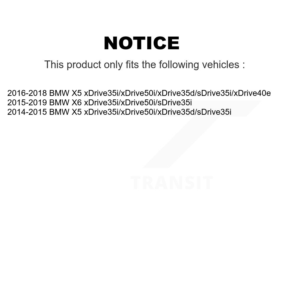 Front Lower Rearward Suspension Control Arm And Ball Joint Assembly Kit For BMW X5 X6 KTR-103167 - Image 2
