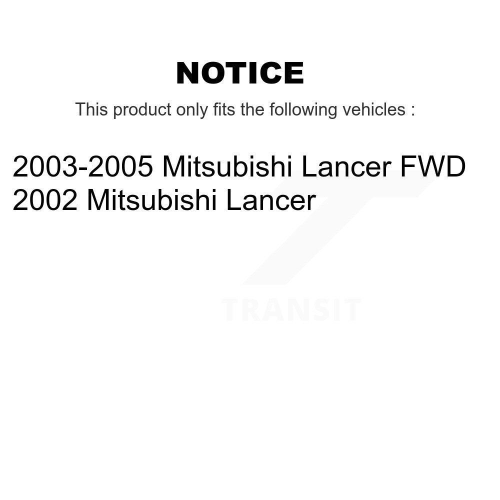 Front Rear Suspension Stabilizer Bar Link Kit For Mitsubishi Lancer KTR-103299 - Image 2