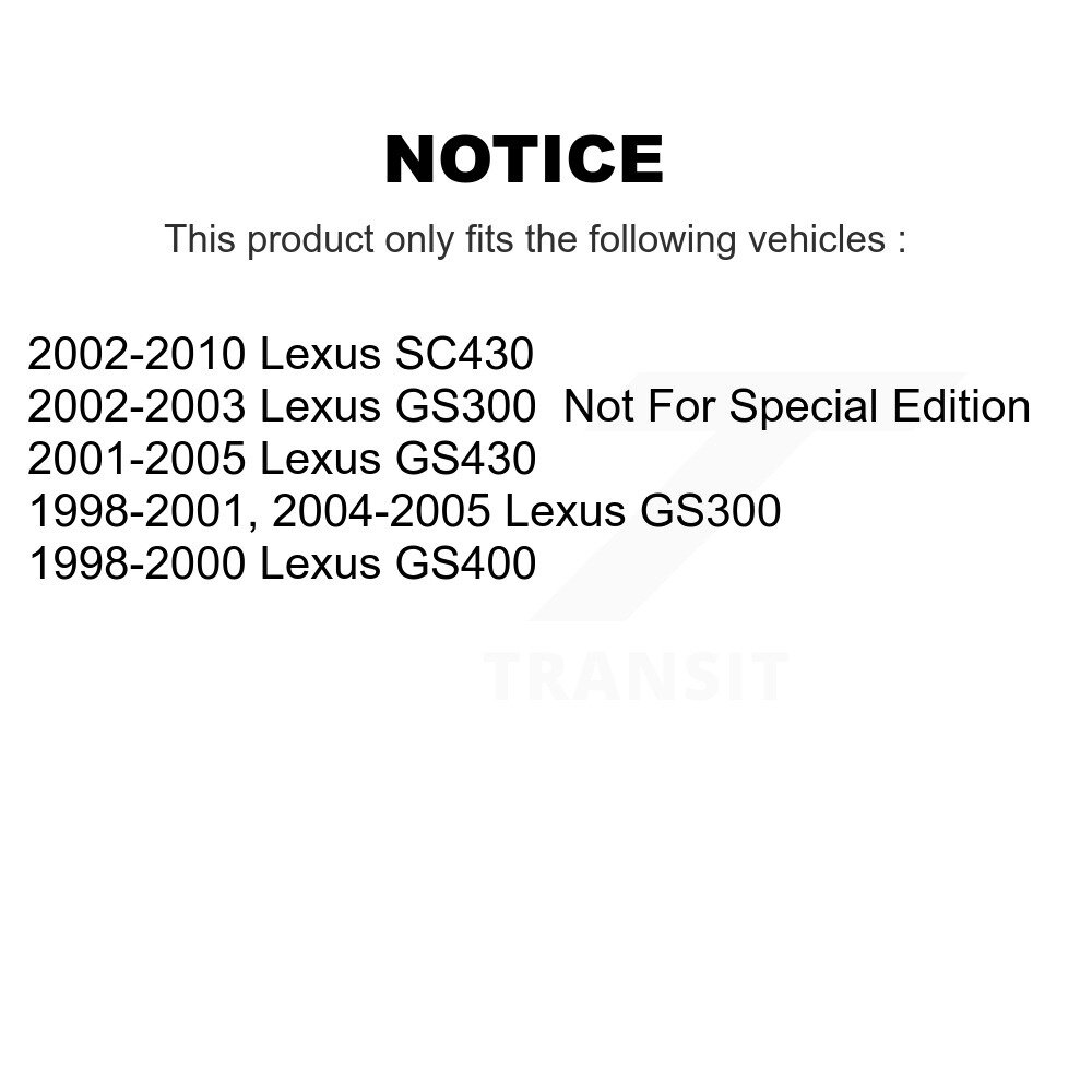 Front Suspension Control Arms And Lower Ball Joints Kit For Lexus SC430 GS300 GS400 GS430 KTR-103352 - Image 2