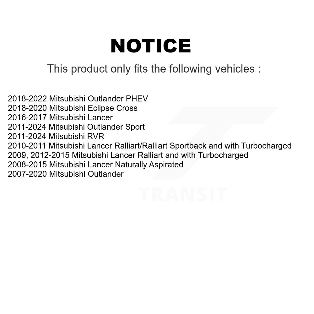 Front Suspension Control Arm Ball Joint Link Kit For Mitsubishi RVR Outlander Lancer PHEV KTR-103644 - Image 2