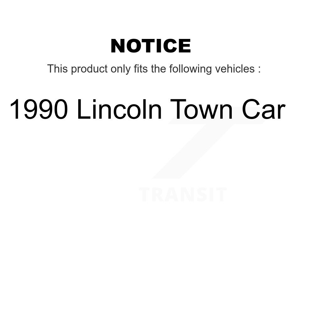 Front Rear Suspension Stabilizer Bar Link Kit For 1990 Lincoln Town Car KTR-103716 - Image 2